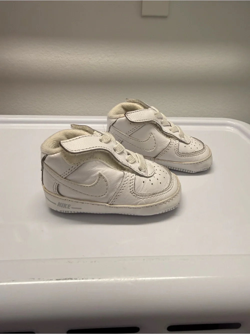 Nike Baby Leather Velcro Sneakers